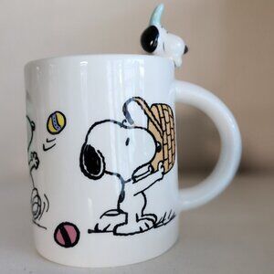 Peanuts Snoopy Easter Mug Coffee Tea Zrike Brand Snoopy Bunny Ears Easter Eggs